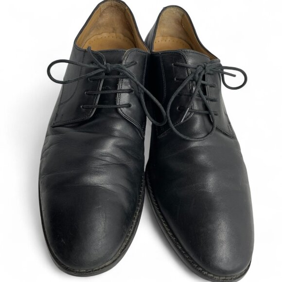 Cole Haan Black Oxford Lace Up Leather Dress Shoes Men's 10.5 M - Picture 1 of 15